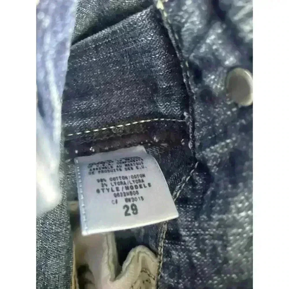 Y2k 2000's Guess mini denim skirt size 29‎ Frayed Hem coastal barn streetware - Picture 5 of 9